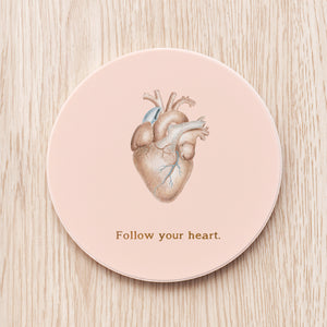 Heart Ceramic Coaster