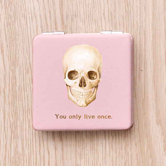 Skull Compact  Mirror