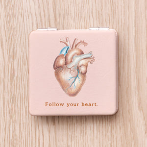 Heart Compact Mirror