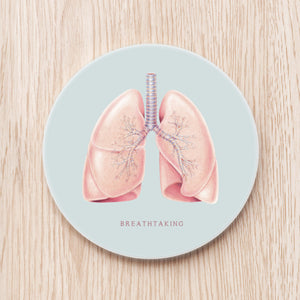 Lung Ceramic Coaster