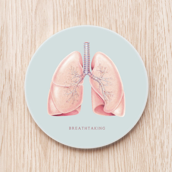 Lung Ceramic Coaster