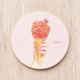 Blood Clot Ice Cream Coaster