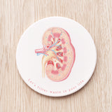 Kidney Ceramic Coaster