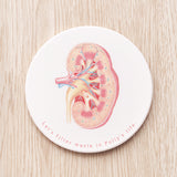 Kidney Ceramic Coaster