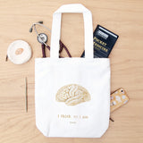 Multi Pocket Canvas Bag - Brain