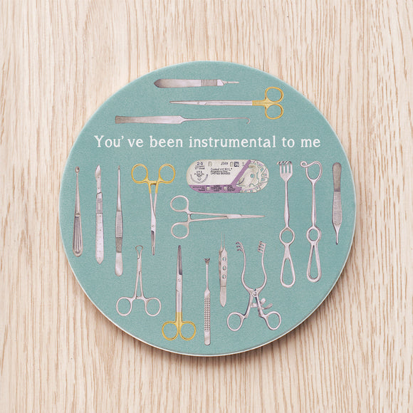 Surgical Instruments Ceramic Coaster