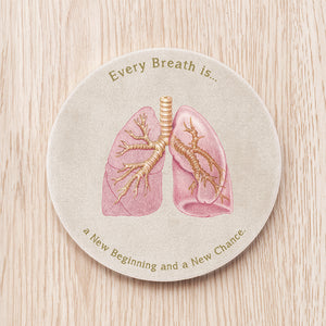 Lung Ceramic Coaster