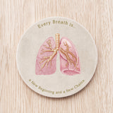 Lung Ceramic Coaster