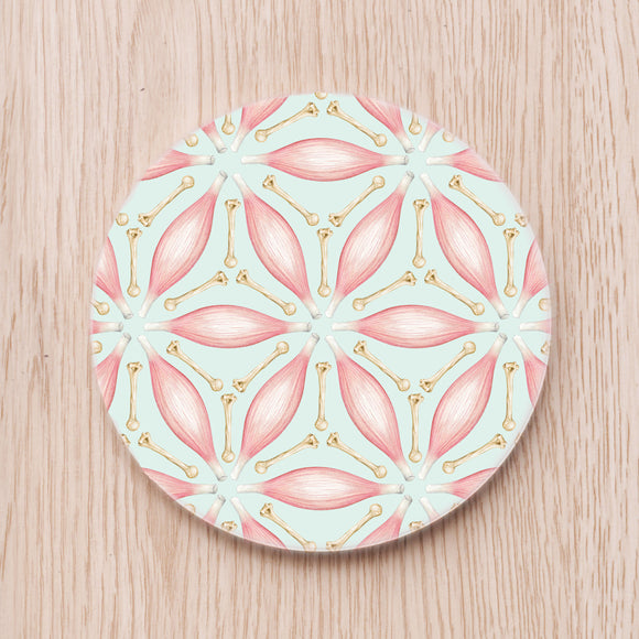 Muscle & Bone Flower coaster