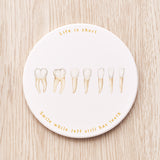 Teeth Ceramic Coaster