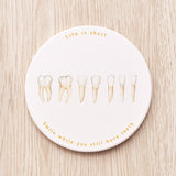 Teeth Ceramic Coaster
