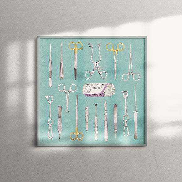 Art Print- Surgical Instruments